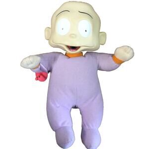 Rugrats Baby Dil Pickles Doll Mattel Nickelodeon Plush Toy NOT Working For Parts